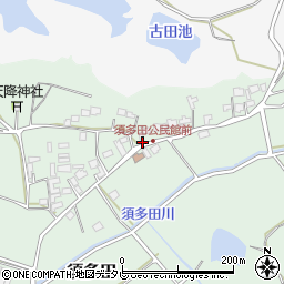福岡県福津市須多田451周辺の地図