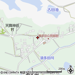 福岡県福津市須多田460周辺の地図