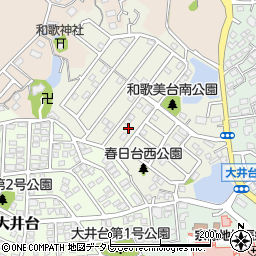 福岡県宗像市和歌美台9周辺の地図