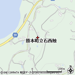 長崎県壱岐市勝本町立石西触周辺の地図