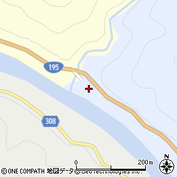 那賀町衛生センター周辺の地図
