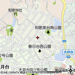福岡県宗像市和歌美台9-13周辺の地図