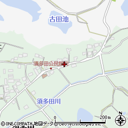 福岡県福津市須多田437周辺の地図