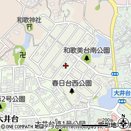 福岡県宗像市和歌美台9-6周辺の地図