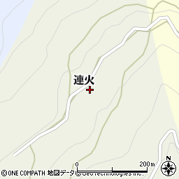 高知県長岡郡大豊町連火102周辺の地図