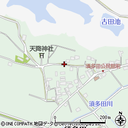 福岡県福津市須多田474周辺の地図