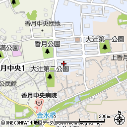 北九州市営住宅上殿団地周辺の地図