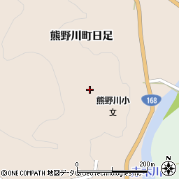 和歌山県新宮市熊野川町日足577周辺の地図