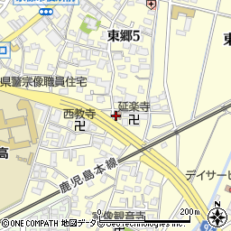 東郷村公民館周辺の地図