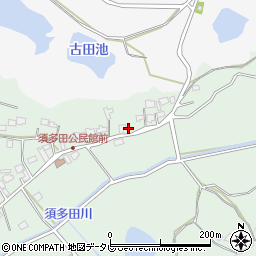 福岡県福津市須多田403周辺の地図