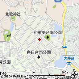 福岡県宗像市和歌美台9-11周辺の地図
