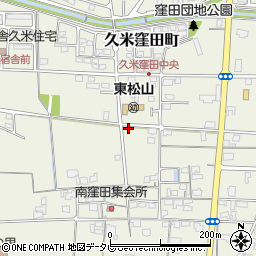愛媛県松山市久米窪田町242周辺の地図