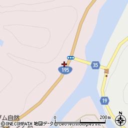 徳島県那賀郡那賀町吉野中原周辺の地図