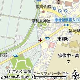 九州中央税理士法人宗像事務所周辺の地図