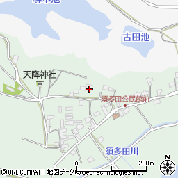 福岡県福津市須多田465周辺の地図