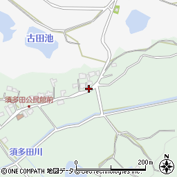福岡県福津市須多田411周辺の地図
