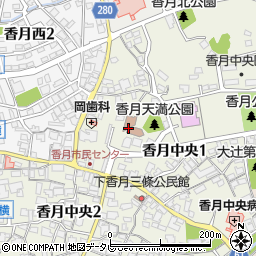 福岡県北九州市八幡西区香月中央1丁目7-1周辺の地図