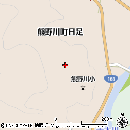 和歌山県新宮市熊野川町日足579周辺の地図