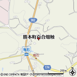 長崎県壱岐市勝本町百合畑触周辺の地図