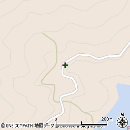 徳島県那賀町（那賀郡）平谷（マトバ）周辺の地図
