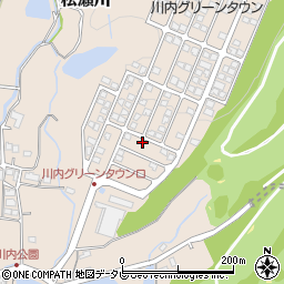 愛媛県東温市松瀬川533-28周辺の地図