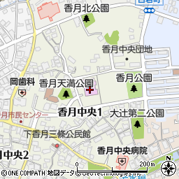 北九州市香月スポーツセンター周辺の地図