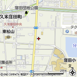 愛媛県松山市久米窪田町378周辺の地図