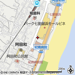 三十三銀行御浜支店周辺の地図