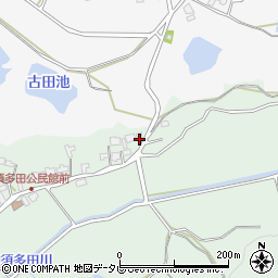 福岡県福津市須多田414-1周辺の地図