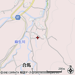福岡県北九州市小倉南区合馬1102周辺の地図
