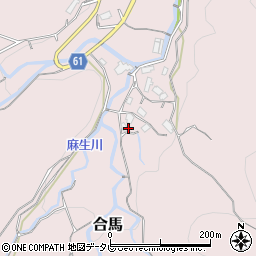 福岡県北九州市小倉南区合馬1100周辺の地図