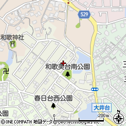 福岡県宗像市和歌美台18周辺の地図