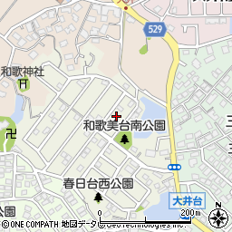 福岡県宗像市和歌美台18-4周辺の地図