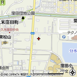 ファミリーマート松山久米窪田町店周辺の地図