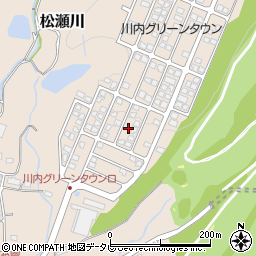 愛媛県東温市松瀬川533-72周辺の地図