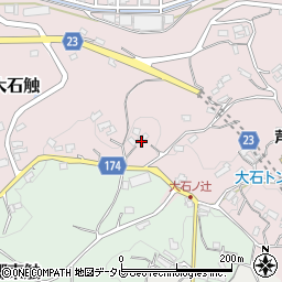 長崎県壱岐市芦辺町諸吉大石触周辺の地図