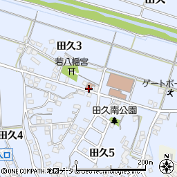 田久公民館周辺の地図