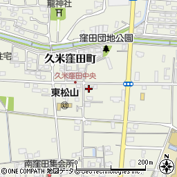 愛媛県松山市久米窪田町389-3周辺の地図