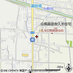 愛媛県松山市久米窪田町422-7周辺の地図