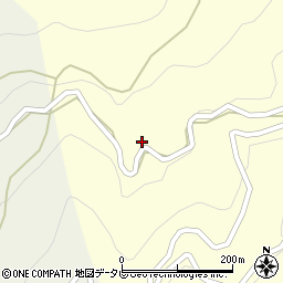 高知県長岡郡大豊町桃原227周辺の地図