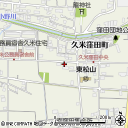 愛媛県松山市久米窪田町397周辺の地図