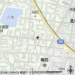 愛媛県松山市水泥町727周辺の地図