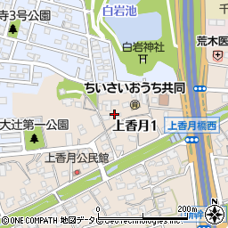 〒807-1101 福岡県北九州市八幡西区上香月の地図
