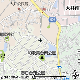 福岡県宗像市和歌美台19周辺の地図