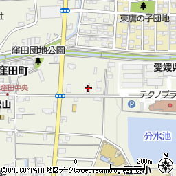 愛媛県松山市久米窪田町489周辺の地図