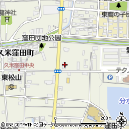 愛媛県松山市久米窪田町483周辺の地図