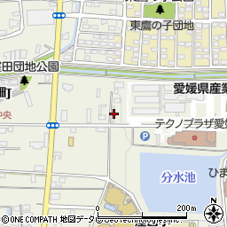 愛媛県松山市久米窪田町493周辺の地図