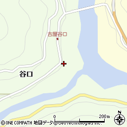 徳島県那賀郡那賀町大戸谷口ノ上ミ周辺の地図