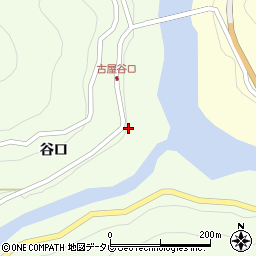 徳島県那賀町（那賀郡）大戸（谷口ノ上ミ）周辺の地図
