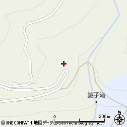 高知県土佐郡大川村大平184周辺の地図